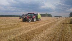 Case Maxxum 140 & Claas Variant 360 RC