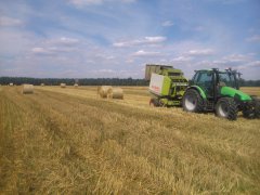 Deutz-Fahr Agrotron 100 i Claas Variant 180