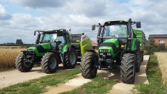 Deutz-Fahr Agrotron 150 Pronar 672/2 & Agrotron K420 Claas Variant 380