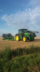 John Deere 6125R + John Deere W540