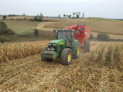 John Deere 8400  & Horsch