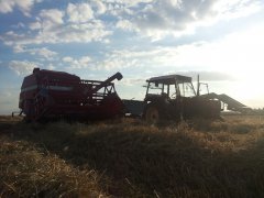 Massey Ferguson 487 i Zetor 7711