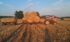 T-25 & rozrzutnik & wóz