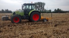 Claas Arion 620 Cebis + Staltech Plower G4 + obciążnik 1000 kg