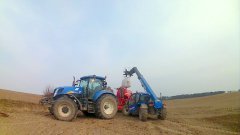 New Holland t7040 & Horsch Pronto 6DC