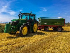 John Deere 6140r i pronar pt610