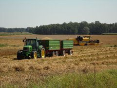 John Deere 6630+ Pronar PT512 +Warfama T-670