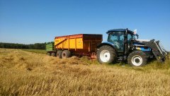 New Holland T6010 + Veenhuis i Pronar