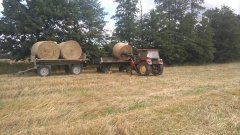 Ursus C-355 + Sanok D47 + D45 + bele po lely-welger