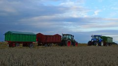 Claas Arion 420 & New Holland T7.185