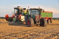 Fendt 514C & Claas Dominator 66