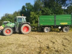 fendt 714 z przyczepom zesław h 14