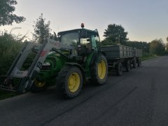 John Deere 5080R & 2*D-47