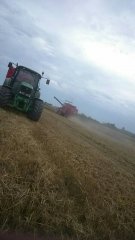 John Deere 6830 & Umega SPP14,Fahr M1000