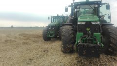 John Deere 8430 + Bergmann & John Deere 8345R + Fliegl gigant asw 381