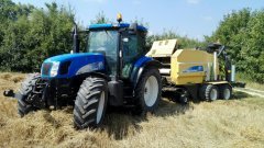 New Holland TS125A + New Holland BR560A Combi