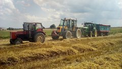 Ursus c360, Renault 155.54, John deere 6820