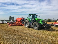 Deutz-Fahr Agrotron 7250TTV i siewnik KUHN Espro 6000r