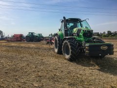 Deutz-Fahr Agrotron - cała pokazowa rodzina