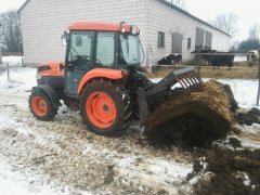 Kubota L5040 i krokodyl