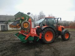 Kubota M135GX i Agro Masz AT30 i Amazone D7 Super S