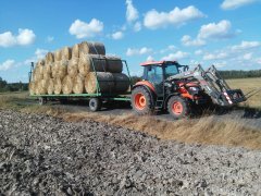 Kubota M6060 & laweta do bel