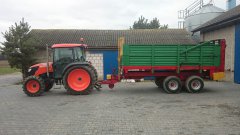 Kubota M7040 Narrow + przodek cynkometu czyli Czarna białostocka 8t