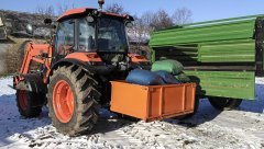 Kubota m7060 zimowa robótka