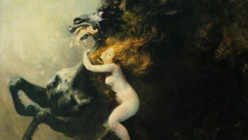 Znalezione obrazy dla zapytania naga dziewczyna na  dzikim koniu