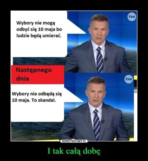 Obraz może zawierać: 2 osoby, garnitur i tekst