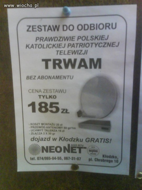 Tadeusz Rydzyk Wam --TRWAM - wiocha.pl absurd 565008