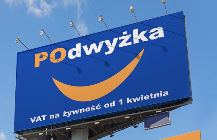 Może być zdjęciem przedstawiającym tekst „Podwyżka VAT na żywność od 1 kwietnia”