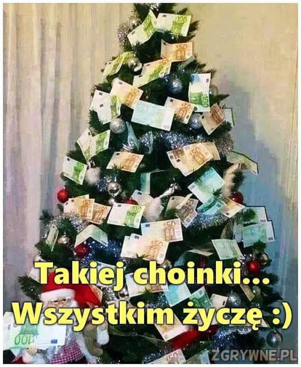 Może być zdjęciem przedstawiającym drzewo i tekst „Takiej choinki... Wszystkim życzę 6OE ZGRYW NE.PL”