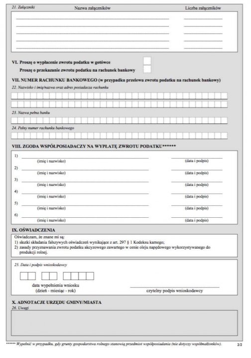 Dopłaty do paliwa rolniczego - nowe wnioski i nowe dokumenty