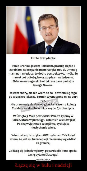 Łączę się w bulu i nadzieji
