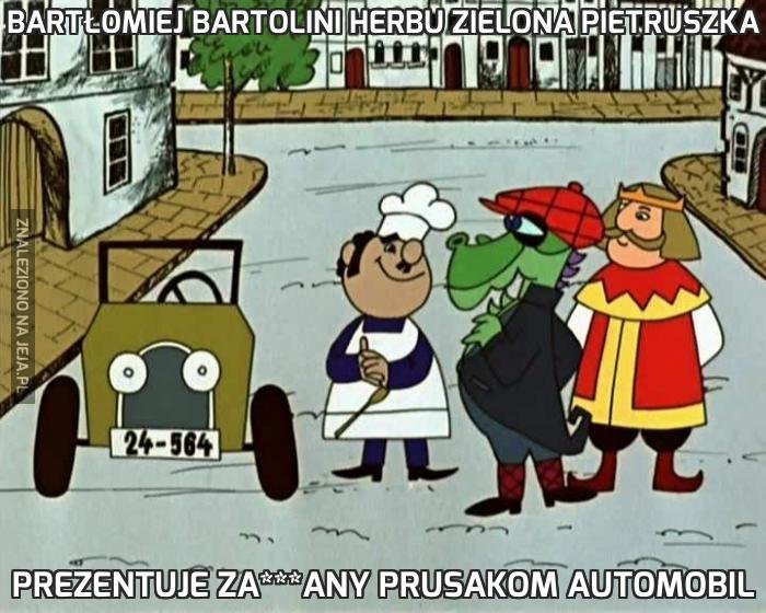 Bartłomiej Bartolini herbu Zielona Pietruszka - Jeja.pl