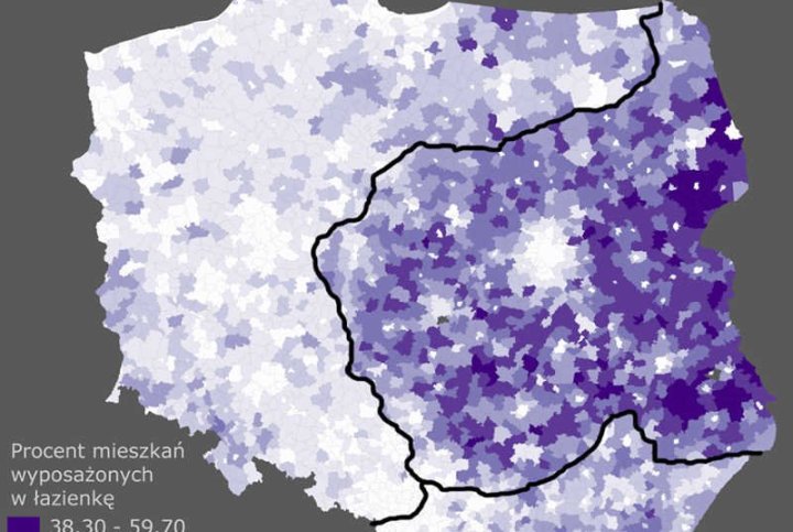 Polska wschodnia mieszka w domach bez łazienki? – ta mapa ...