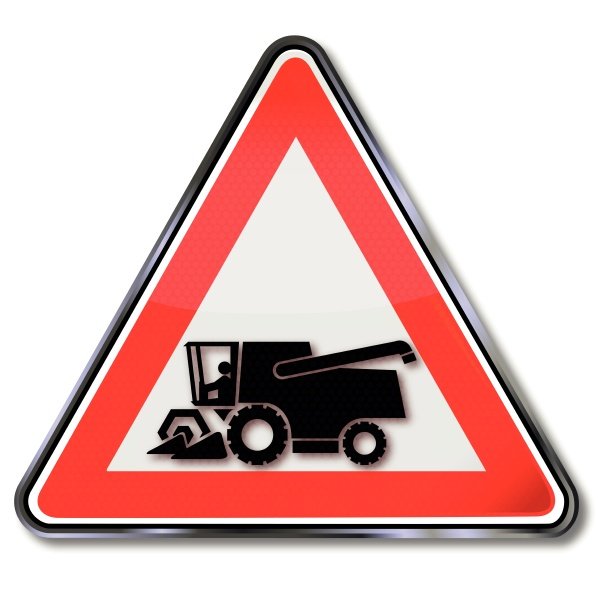 Znak drogowy kombajn kombajn - Stockphoto #11194304 | Agencja PantherMedia