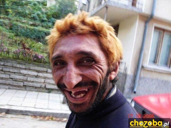 Rudy cygan - ChoZoba.pl - śmieszne obrazki, gify, filmy, zdjęcia, memy,  laski.