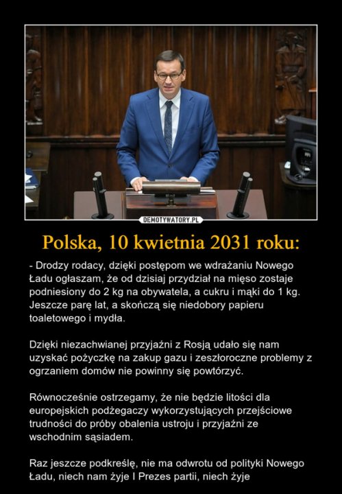 Polska, 10 kwietnia 2031 roku: – Demotywatory.pl