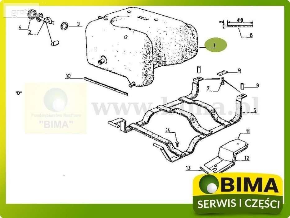 Zbiornik paliwa uÅ¼ywany BIMA5538 Renault 110-14,110-54,113-12,113-14,-1