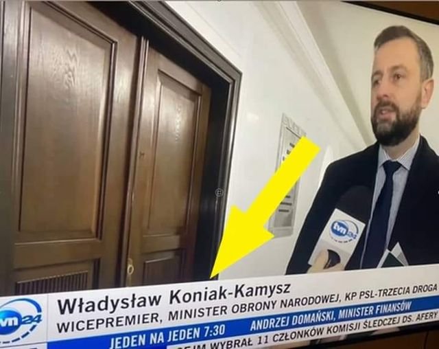 Może być zdjęciem przedstawiającym 1 osoba, newsroom i tekst „m) tvm Władysław Koniak-Kamysz Koniak- KP PSL-TRZECIA DROGA FINANSOW WICEPREMIER, MINISTER OBRONY Kamysz NARODOWEJ, MINISTER MINISTERFINANSÓW 7:30 ANDRZEJ DOMAŃSKI, IEDEN NA JEDEN WYBRAŁ 11 CZŁONKÓW KOMISJI ŚLEDCZEJ DS. AFERY”