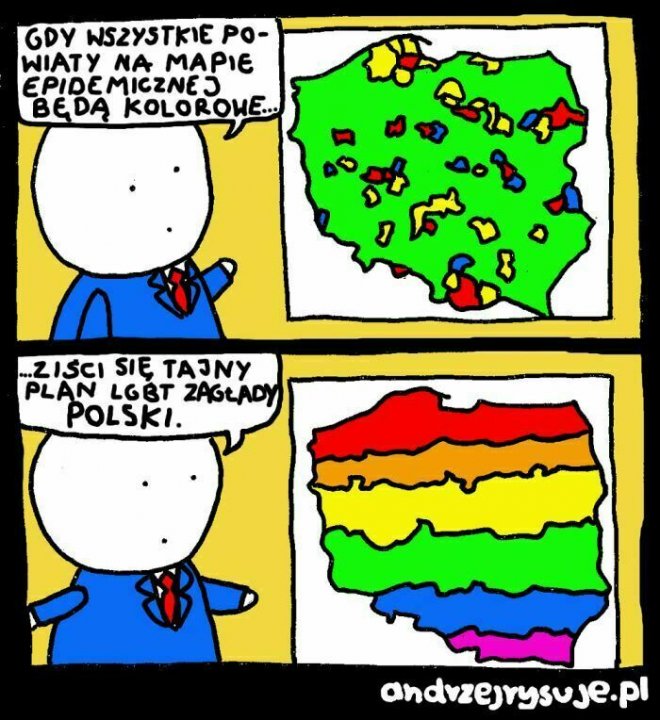 gdy wszystkie powiaty na mapie