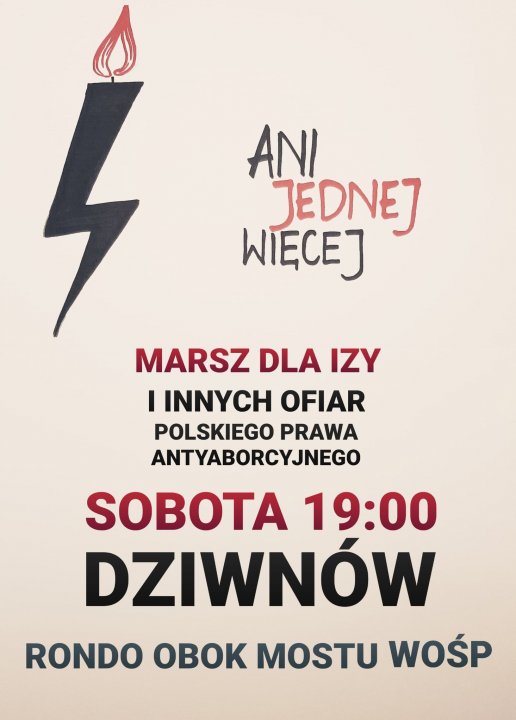 Ani jednej więcej”. W sobotę w Dziwnowie marsz dla Izy | Kamienskie.info