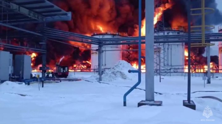 Wybuch w rafinerii w Moskwie