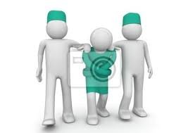 Obraz Psycho na sobie kaftan bezpieczeństwa - kolekcja Healthcare na wymiar  • człowiek, osoba, gospodarstwo • REDRO.pl