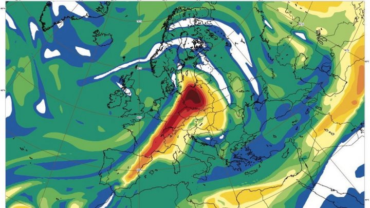 Chmura dwutlenku siarki nad Polską - prognoza