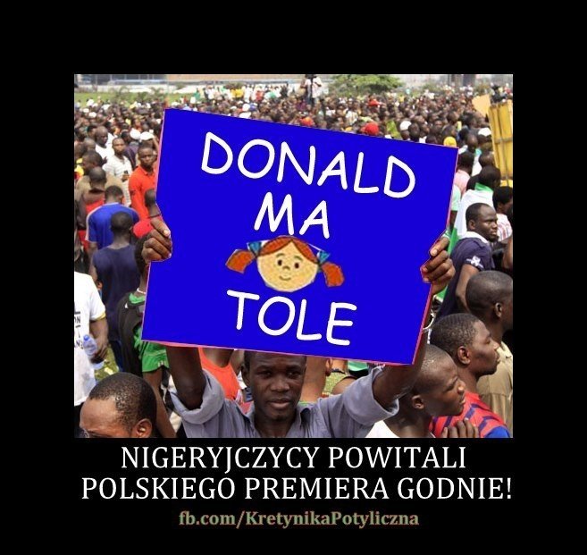 Donald Tusk z wizytą w Nigerii