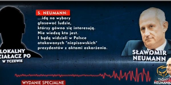 Znalezione obrazy dla zapytania taśma neumana głosują na nas