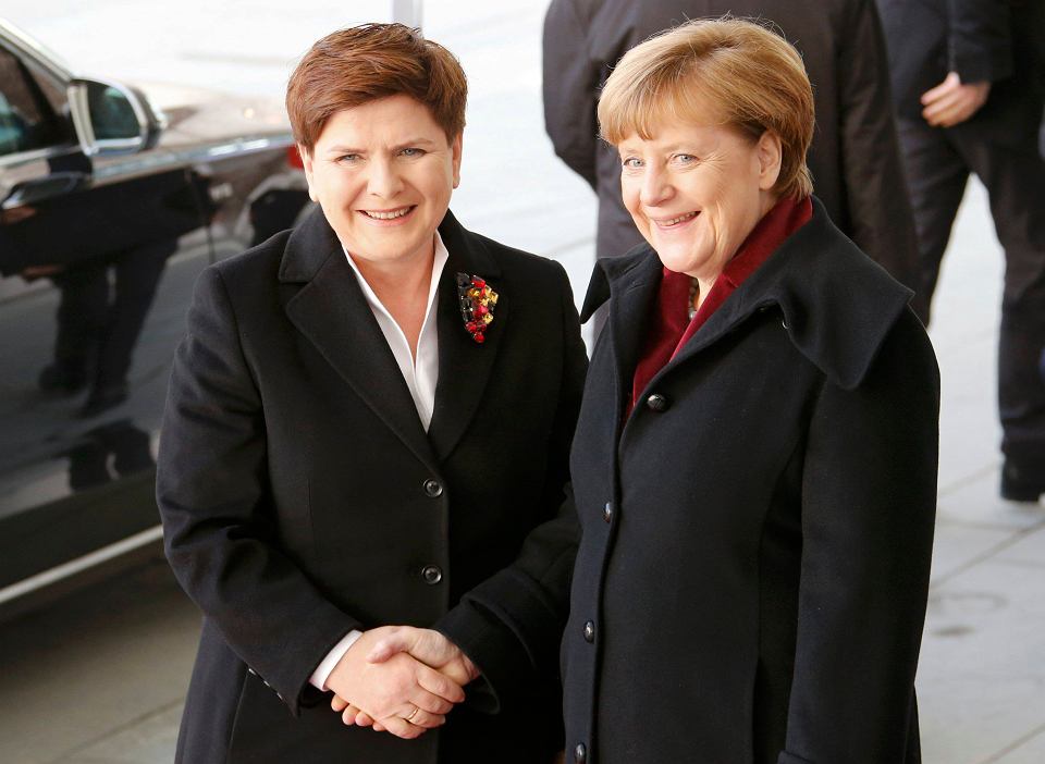 Znalezione obrazy dla zapytania merkel szydło zdjęcie